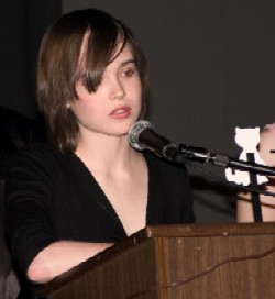 Ellen Page accepts her award!