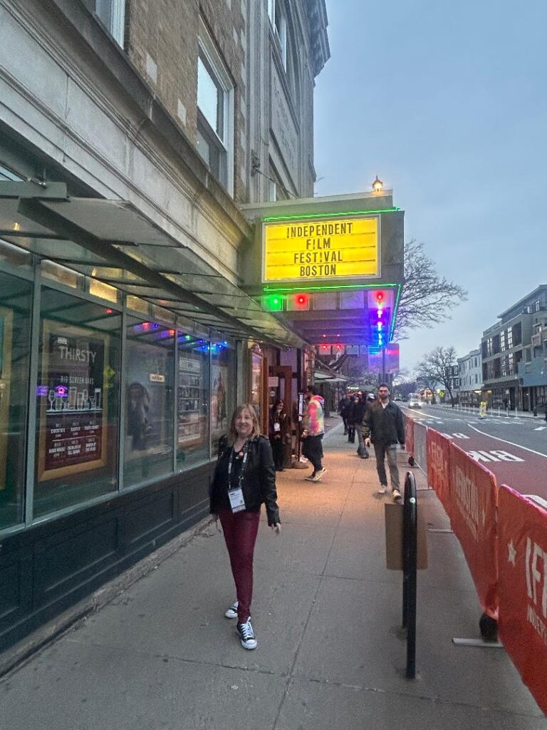 Cheryl at the Somerville Theater for the IFFBoston2026!